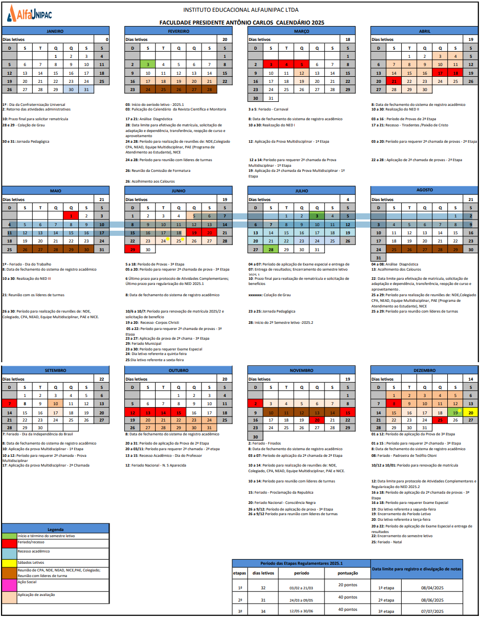 Calendário